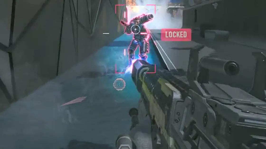 Gerçek bir Apex Legends çatışması, düşman silahın tam önünde