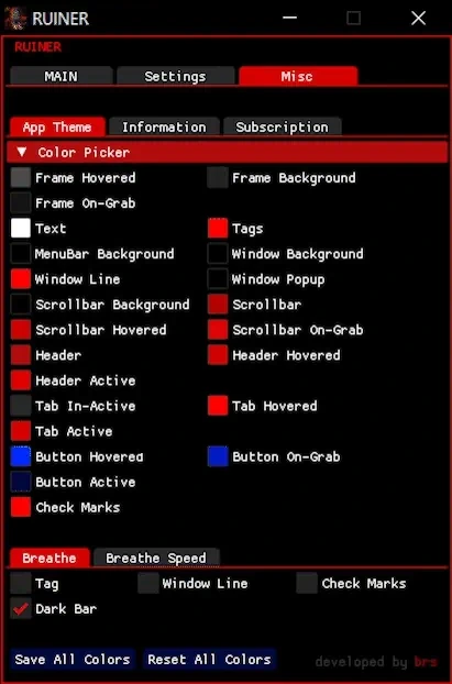 Apex Script renk seçici: pencerenin her parçasına bir renk, nefes alan ışık