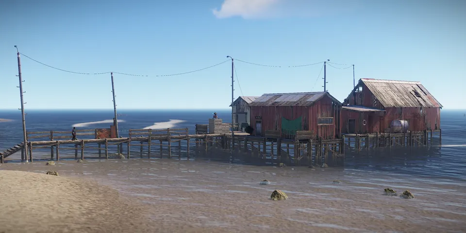 Rust'ta sahildeki balıkçı köyü