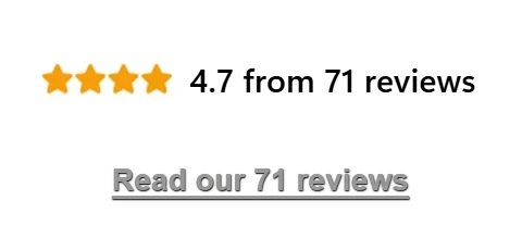 4,7 stelle da 71 recensioni