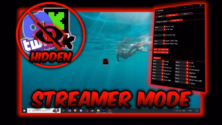 Streamer mode video