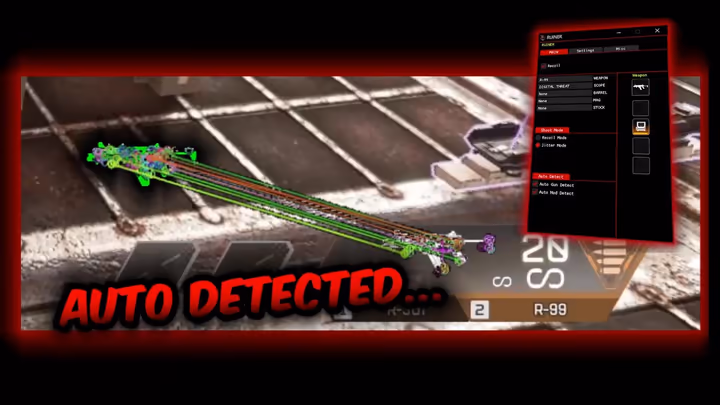 Weapon and attachment detection video