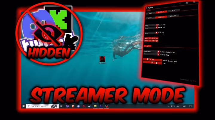 Streamer mode video